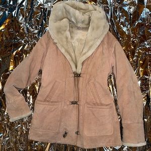 MODA International Suede and Faux Fur Lined Parka